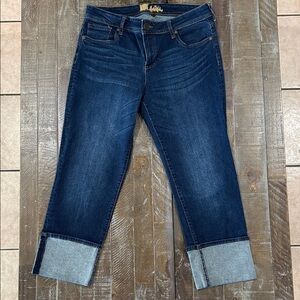 KUT from the Kloth Katy Boyfriend Jeans - Dark Wash - Size 10
